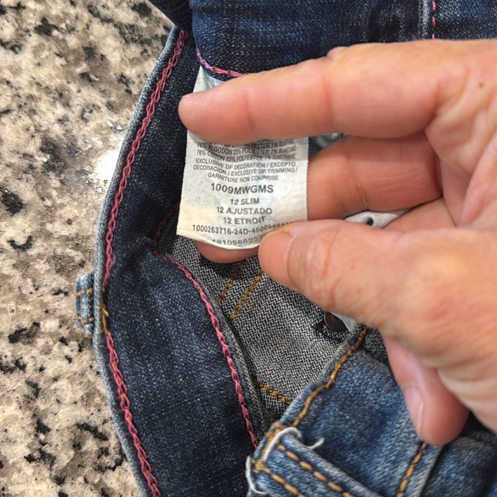 Girls Wranglers. 12 slim. Like new! - Picture 5 of 5